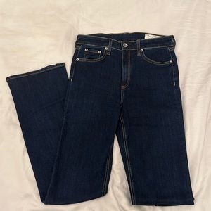 Rag & Bone Nina High-arise Bootcut Jeans in Marine Blue